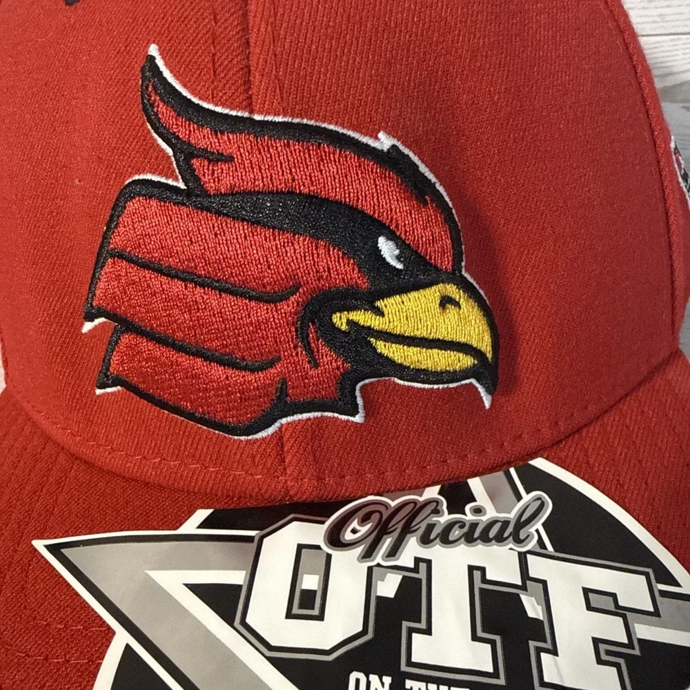 Louisville Cardinals Hat Men Large Red Wool Blend The Game Pro Fitted A-flex OTF